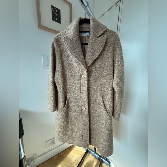 Philosophy di Lorenzo Serafini Jackets & Blazers - Philosophy di Lorenzo Serafini Tan Virgin Wool Coat - Small